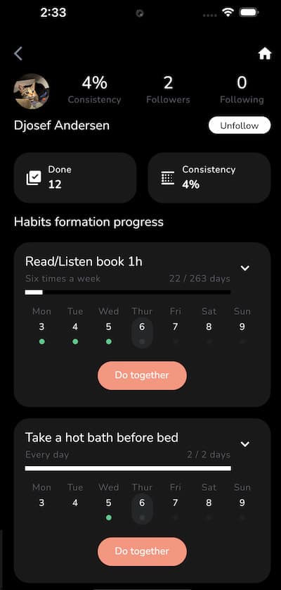 Yourhabit app screenshot 5